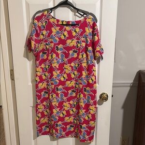 Banana Republic Floral Pink Dress size 12
